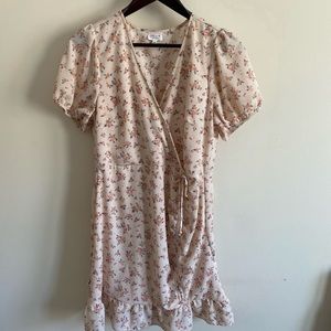 Floral Wrap Dress